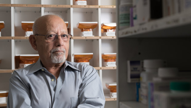 "I love this country": Morris Morcos moved from Egypt to become a pharmacist in Australia and has served the community for more than 40 years.