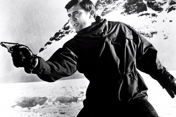 George Lazenby in a still from the James Bond movie 'On Her Majesty's Secret Service'