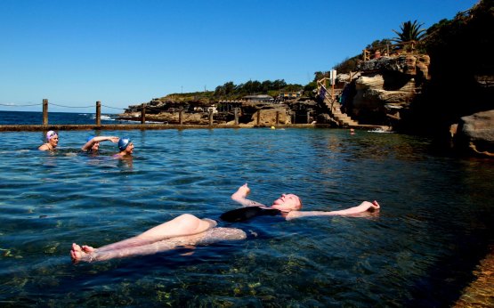 McIver's Baths in Coogee, a ladies and children 'only' pool.