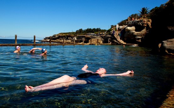 McIver's Baths in Coogee, a ladies and children 'only' pool.