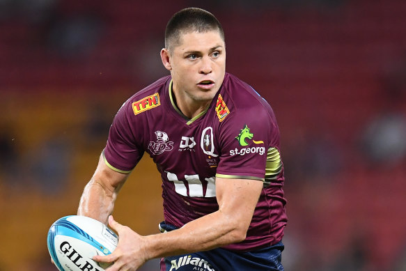 James O’Connor has seen rapid improvement in the young Queensland No.10s Tom Lynagh and Harry McLaughlin-Phillips. 