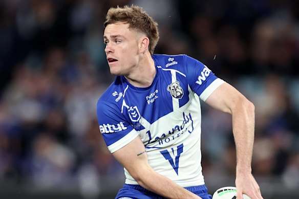 Lachlan Galvin plays for the Bulldogs.