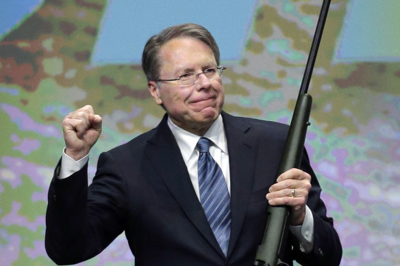 Wayne LaPierre, executive vice-president of the National Rifle Association.