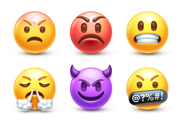 Emojis have become signs of devolution of the English language.