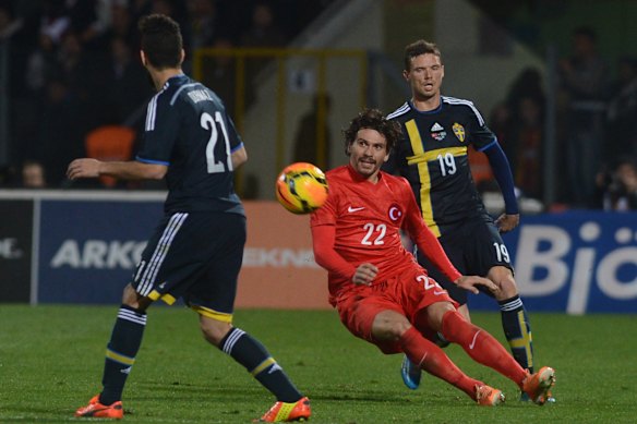 Ersan Gulum in his heyday for Turkey.