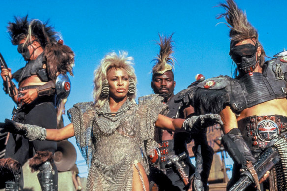 Tina Turner stars in Mad Max Beyond Thunderdome.