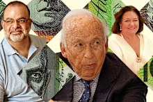 Nick Wakim, Jack Cowin and Gina Rinehart