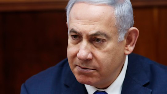 Israeli Prime Minister Benjamin Netanyahu, who has formally launched his election campaign.