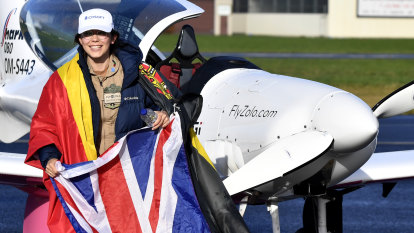 Around the world in 260 hours: Teenage pilot sets solo record