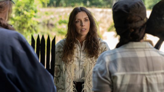 Bridget McKenzie stars as Linda, who escapes to a mystical ancient woodland area in Gloucestershire where she starts a new life, in The Change.