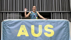 Australia’s athletes are making themselves at home in the athletes’ village in Paris.