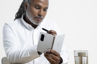 Microsoftâ€™s Surface Duo 2 has bigger screens and is compatible with its new stylus