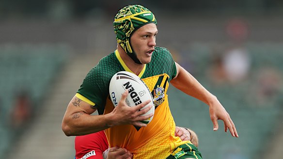 Kalyn Ponga representing the Juior Kangaroos in 2019.