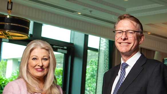 Helen Coonan is Crown's new chair while Ken Barton takes over as chief executive. 