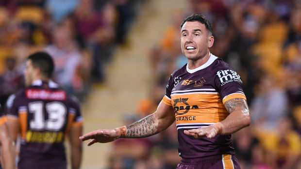 Keep calm and carry on: Darius Boyd tries to settle his team against the Tigers.