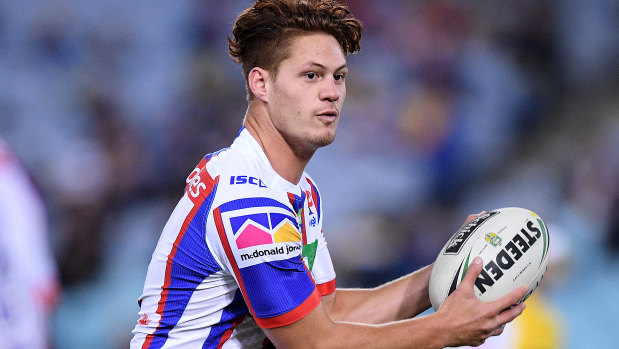Flown in: Newcastle star Kalyn Ponga joined Queensland camp after Billy Slater's game one withdrawal.