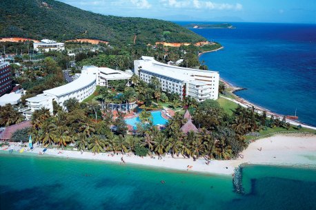 Aerial view of Le Meridien Resort & Spa in Noumea.