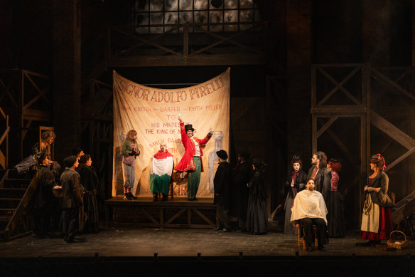 From a musical standpoint, Sweeney Todd sits perched between musical theatre and opera.