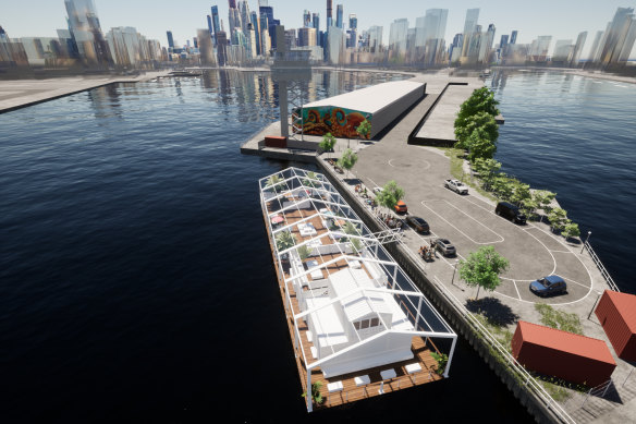 Atet will be moored 500 metres away from apartments. 