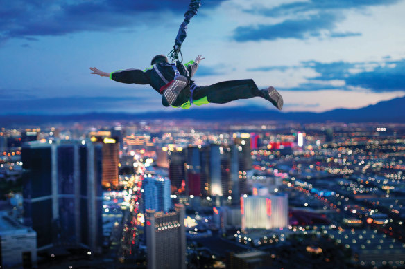 A 253-metre plunge at Sky Jump in Las Vegas.