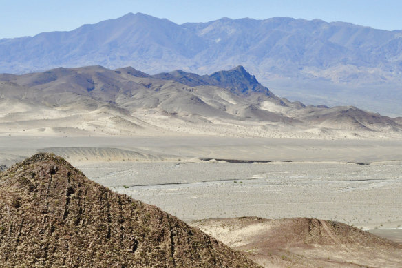 Furnace Creek in Death Valley hit 54.4 degrees on Sunday.