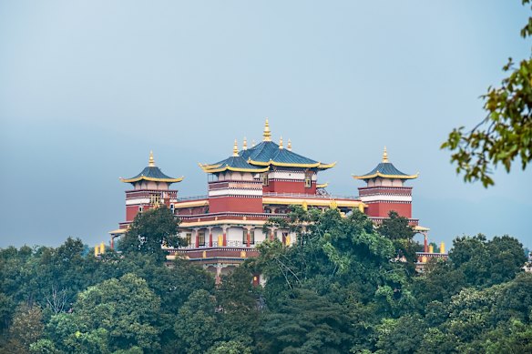Kopan Monastery hosts 3000 visitors each year seeking spiritual guidence.