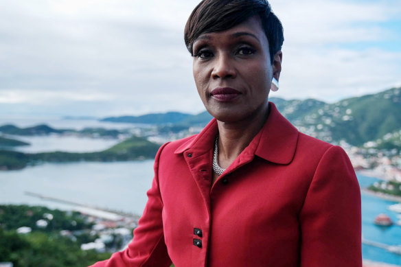 Denise George, U.S. attorney general for the Virgin Islands, sued Jeffrey Epstein’s estate, saying the financier improperly received tens of millions of dollars in tax breaks. 