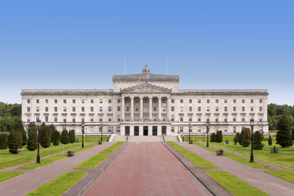 Stormont Estate, the site of Northern Ireland’s main Parliament Buildings.