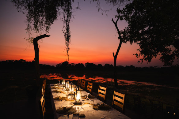 Musekese sunset dinner.