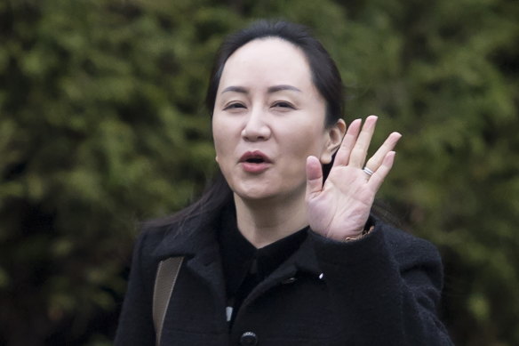 Huawei chief financial officer Meng Wanzhou, the daughter of the company's founder.