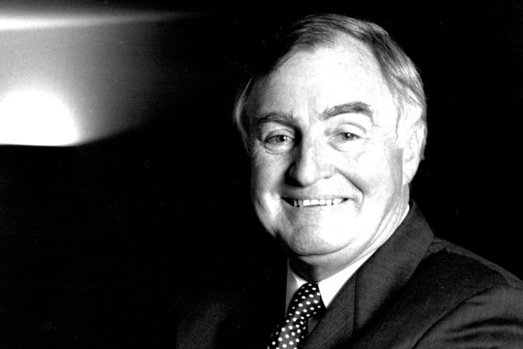 John Parker MD Rural Press Ltd at the Securities Institute of Australia Seminar in 1994.