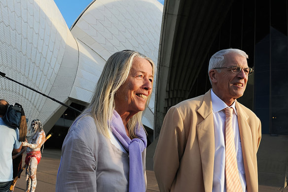 Lin and Jan Utzon, the children of Sydney Opera House architect Jørn Utzon, are in Sydney for the building’s 50th anniversary.