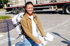The 19-year-old princess made a very low-key arrival, driving herself to the barracks and then showing her ID papers to the guard on duty.