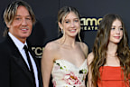 Keith Urban, Sunday Rose Kidman Urban, Faith Margaret Kidman Urban, Sybella Hawley, Nicole Kidman, and Antonia Kidman attend the 49th AFI Life Achievement Award Gala Tribute Celebrating Nicole Kidman at Dolby Theatre on April 27, 2024 in Hollywood, California