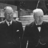 Australian Prime Minister John Curtin and his British counterpart Winston Churchill at the Conference of Dominion Premiers in London in 1944.