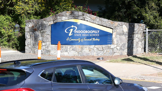 Indooroopilly State School is at the centre of the current cluster, which has pulled in a number of surrounding schools and dozens of students.
