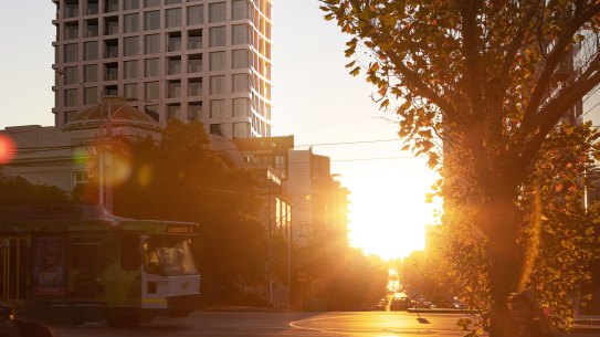 An artist’s impression of the 20-storey project in South Melbourne.