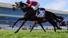 Verry Elleegant beats Anthony Van Dyck in the 2020 Caulfield Cup.