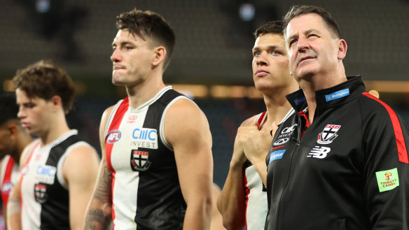 AFL LIVE: Hinkley reveals heavy cost of victory as Saints slip to 2-5