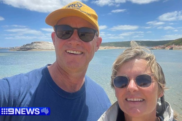 Jeremy and Gemma Cooper and two other crew were 250 nautical miles from Norfolk Island bound for New Zealand when the collision with a whale happened.