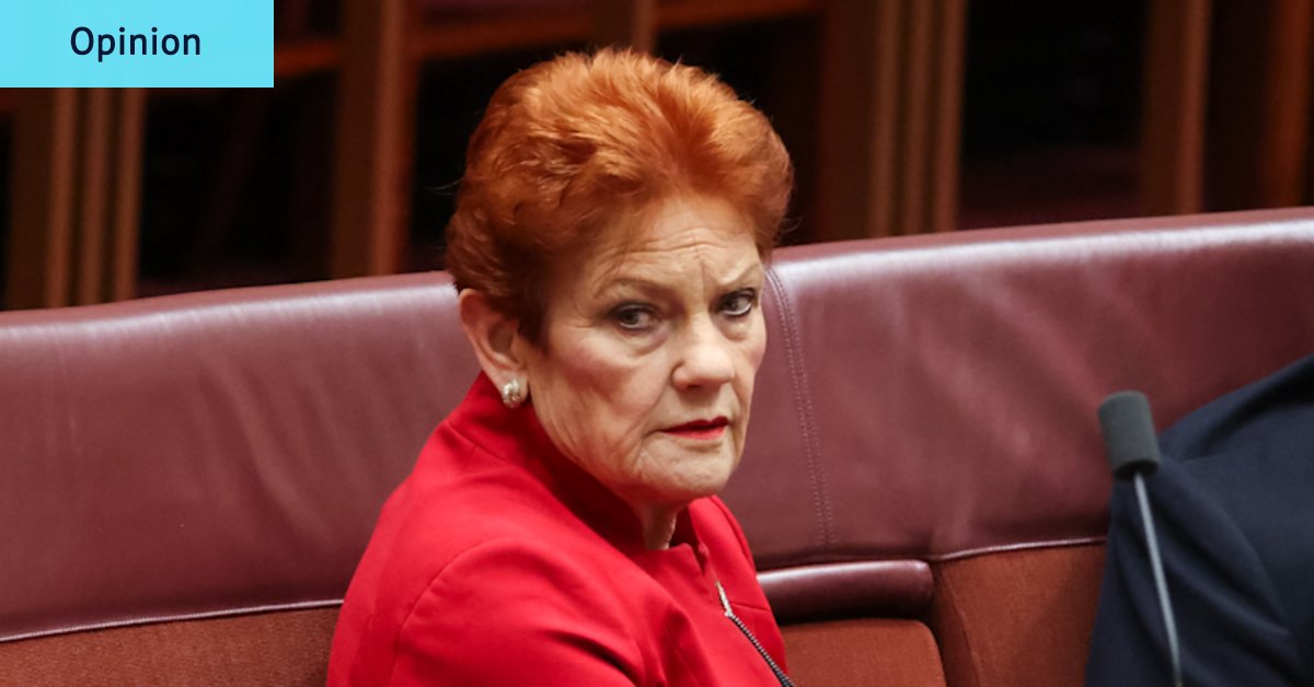 Pauline Hanson visits Islamic College wearing Israeli pin