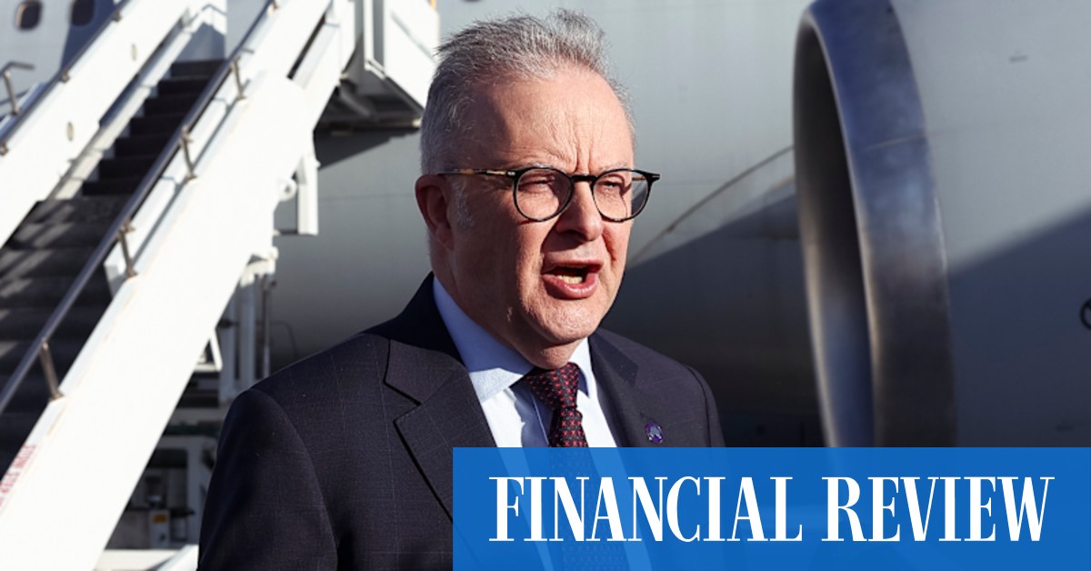 ‘We need to shape AI, rather than allow it to shape us’: Albanese - AFR