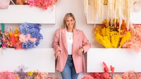 Elleni Pearce, of Melbourne's everbloome, is riding the preserved flower boom.