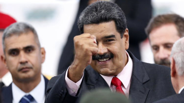 Venezuelan President Nicolas Maduro after receiving from the National Electoral Council a certificate declaring him the winner of Sunday's presidential election.