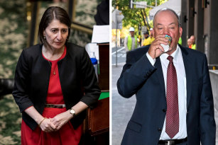 Premier Gladys Berejiklian and Daryl Maguire.