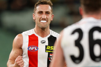 Back in favour: St Kilda midfielder Luke Dunstan.