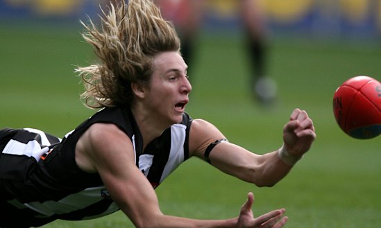 Dale Thomas played in the finals in his first season at Collingwood.