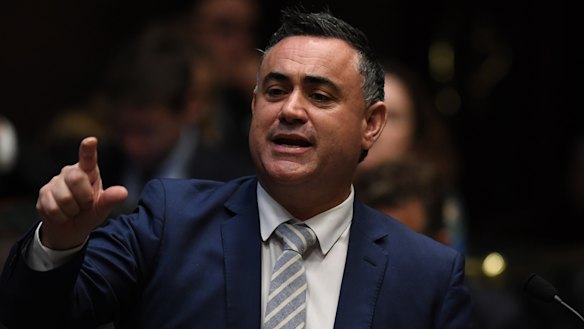 NSW Deputy Premier John Barilaro says the Nationals will support One Nation's nuclear power bill. 