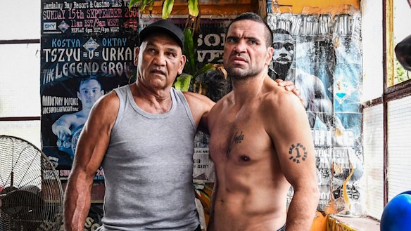 Tony and Anthony Mundine in 2016.