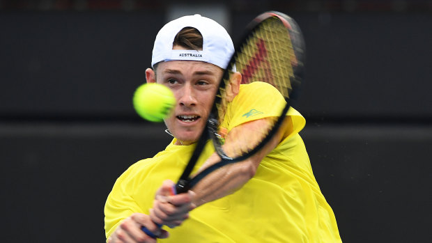 Alex de Minaur, currently Australia's highest ranked male player, would represent the hosts.
